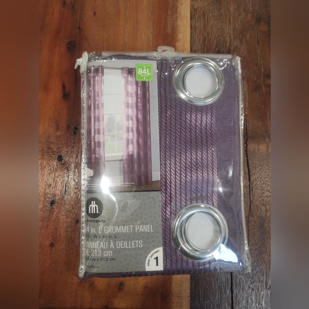 1 Purple grommet Panel